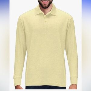 Classic Cream Polo Golf Shirt with Timeless Design